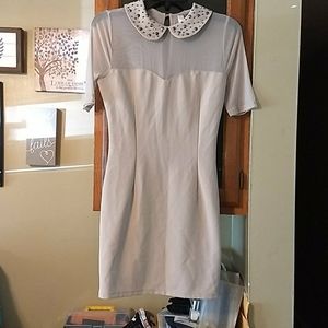 Forever 21 Exclusive studded collar bodycon dress